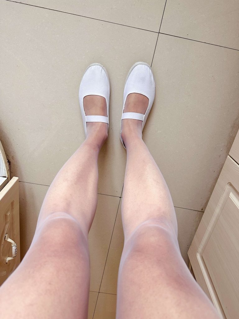 舞蹈鞋丝袜美腿完整穿搭效果 / Complete dance shoes and stockings outfit