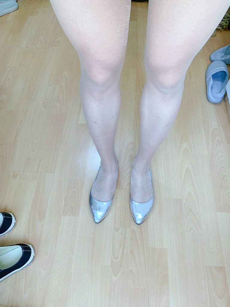 童款丝袜与平底鞋腿部穿搭 / Stockings with flats outfit