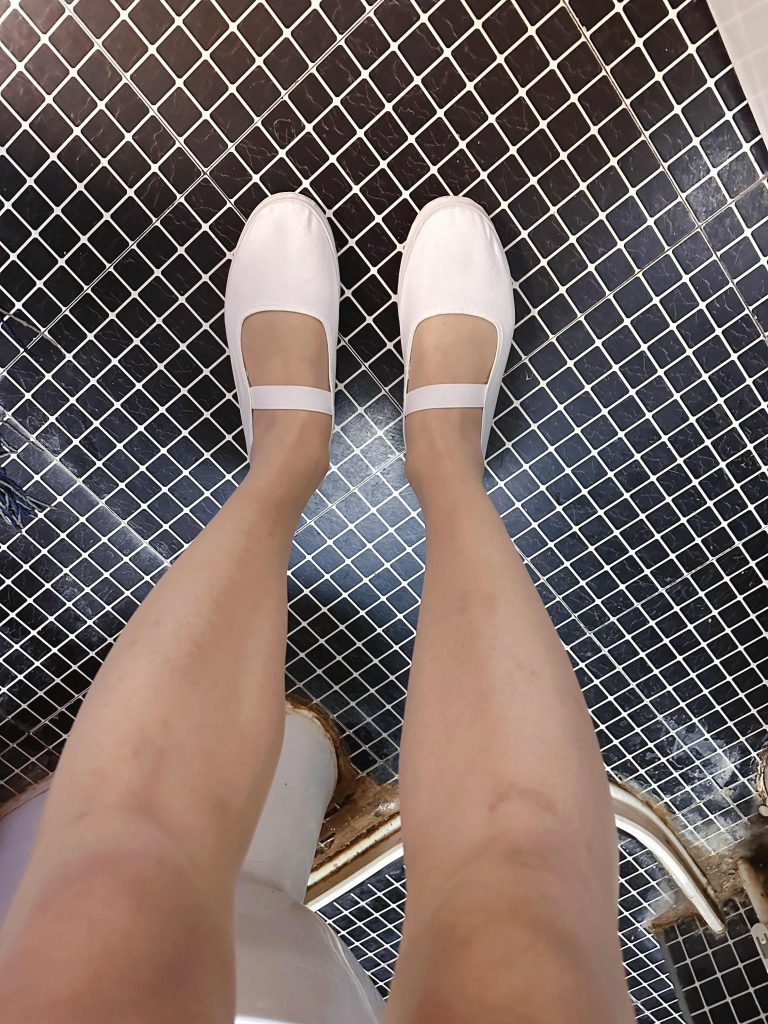 丝袜搭配复古舞蹈鞋风格展示 / Stockings with retro dance shoe style